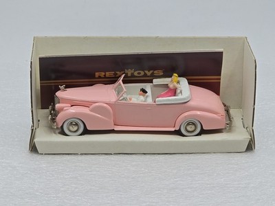 RARE MIB 1:43 REXTOYS 1938-40 CADILLAC V16 PINK CONVERTIBLE