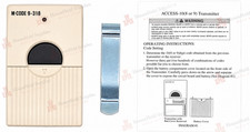 9 Digit Code Remote Control Transmitter Garage Door Gate Opener MultiCode 318Mhz