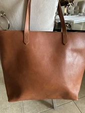 Madewell Cognac Leather tote bag