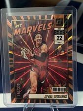 2025 Panini Donruss WNBA - Net Marvels A'ja Wilson #8 Orange Laser /399