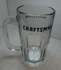 Craftsman (Sears) - 22oz Beer Mug - Made by Anchor Hocking Glass Mug Made in USA