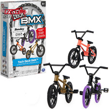 Tech Deck, BMX Finger Bike 3-Pack, Collectible and Customizable Mini BMX Bicycle