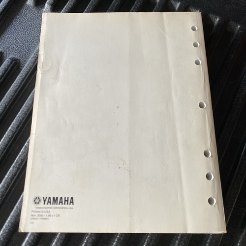 Yamaha F50Z , T50Z Outboard Motor Service Manual , issued 2000 - 第 2/4 張圖片