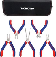Workpro Mini-Zangen-Set 5-Teilig Schmuckzangen Tasche