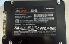 Samsung 860 SSD EVO 500GB 2.5" SATAIII Solid State Drive MZ-76E500 hard dive