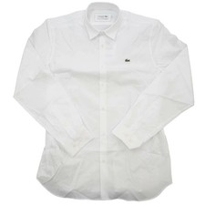 LACOSTE Men's Dress Shirt CH5620 White 40 or 42 or 43 or 44