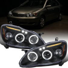 - Fits 2003-2008 Toyota Corolla Upgraded Replacement Led Dual Rims Projector Hea - Fits 2003-2008 Toyota Corolla Upgraded Replacement Led Dual Rims Projector Hea