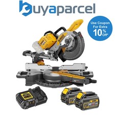 Dewalt DCS727T2 XR FlexVolt Slide Mitre Saw 250mm Double Bevel 54V 2 x 6.0Ah