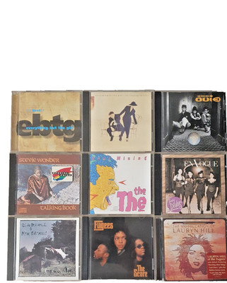 9 CD´s, Stevie Wonder, The The, Everything but the girl, ouvi3, enVogue,Lauryn H