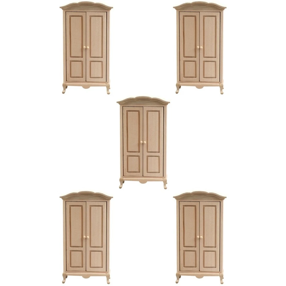  5 Pieces Möbel Für Puppenhaus Miniatur Deko Heimdekoration House Accessory - Bild 2 von 4