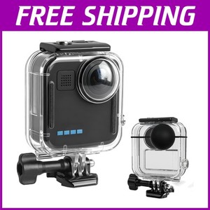 FiTSTILL Mini étui de rangement en polyuréthane pour Go Pro MAX2/MAX360 2025 /MAX (2019), coque rigide de voyage, kit d'accessoires
