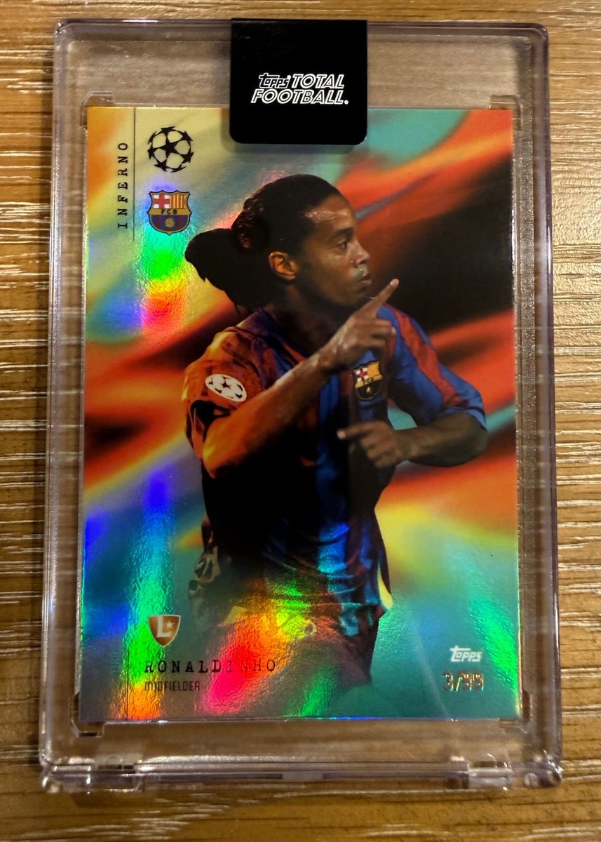 2025-26 Topps Total Football - Vibrant Velocity Ronaldinho #588