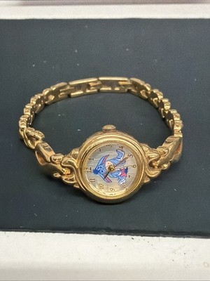 Ladies Disney Eeyore Gold Bracelet Watch Retired