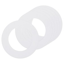 6Pack Goof Ring for 3" DownLight, 3" ID 4.7" OD Light Trim Ring Cover, White
