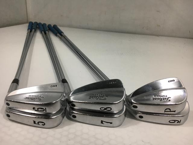 Titleist 660 FORGED Iron Set 5-9+Pw N.S.Pro 100GH Flex-S 6pcs Right-Handed Used