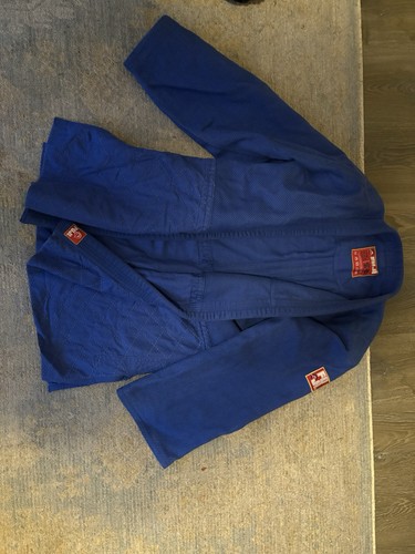 Fuji Men’s Blue Judo/Ju Jitsu Gi Jacket Size 5 Heavy Weight Competition Gi