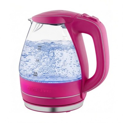 OVENTE Electric Kettle, 1.5L Borosilicate Glass Countertop Water Heater and