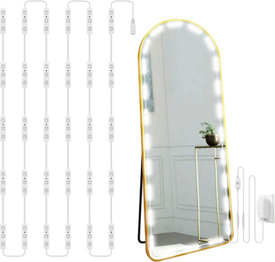 Full Length Mirror Lights 14FT Dimmable LED Vanity Hollywood Style DIY Kit