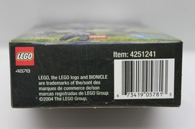 *New In Sealed Box* LEGO BIONICLE: Rahaga Bomonga (Item # 4878)
