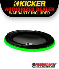 Kicker 47KLSR12 KLSR 12" Inch LED Lighted Speaker Rings Single 