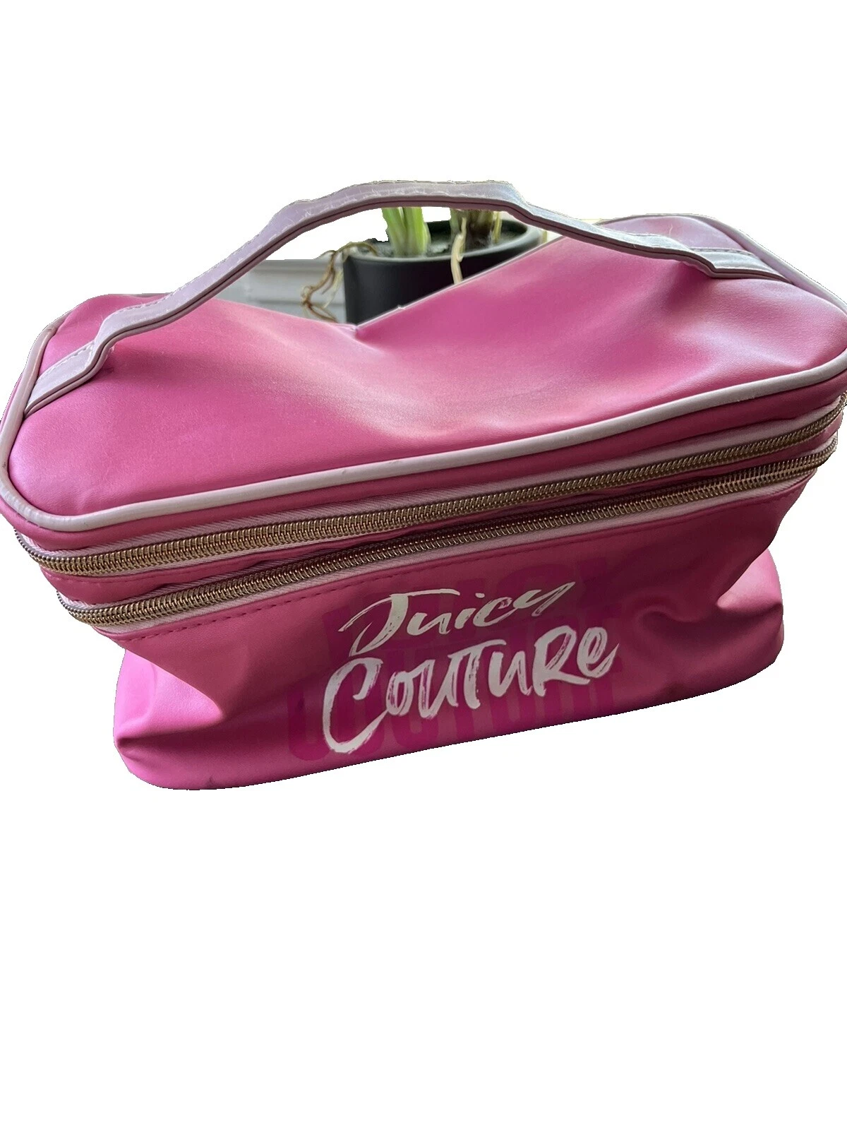 Juicy Couture Faux Leather Makeup Bags & Cases