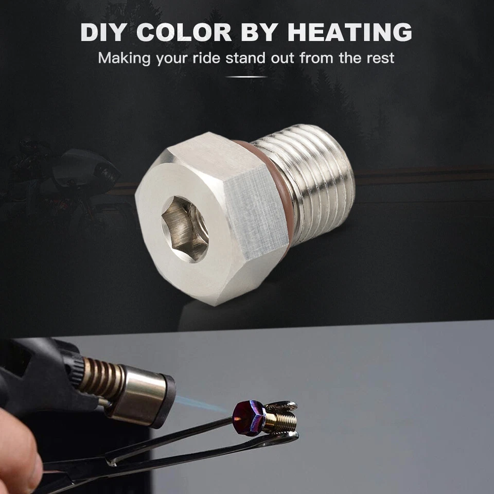 NICECNC para Harley Road Glide FLTRX 15-21 perno magnético de tapón de drenaje de aceite Foto 4 de 4