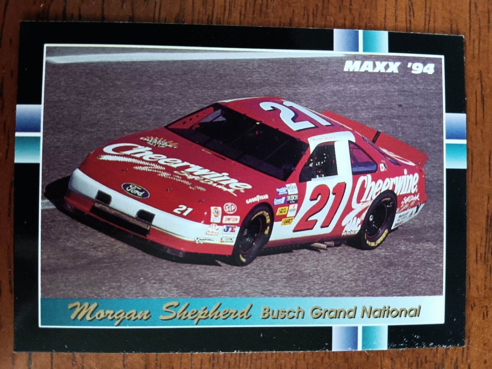MORGAN SHEPHERD CHEERWINE "BUSCH GRAND NATIONAL" 1994 MAXX RACING CARDS #249