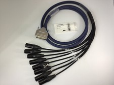 25 Pin Dsub Stecker auf Neutrik XLR BLK Stecker Van Damme Blue Studiokabel - V Längen