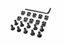 10 Pack M-LOK Screw and Nut Replacement Set for Rail Sections with Wrench