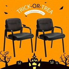 Waiting Room PU Leather Chairs. Padded arms. Elderly friendly