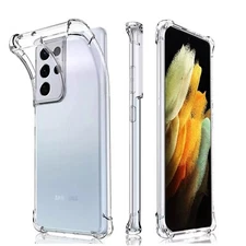 For Samsung Galaxy S23 Ultra S22 Ultra S22+ 5G Clear Shockproof Phone Case Cover