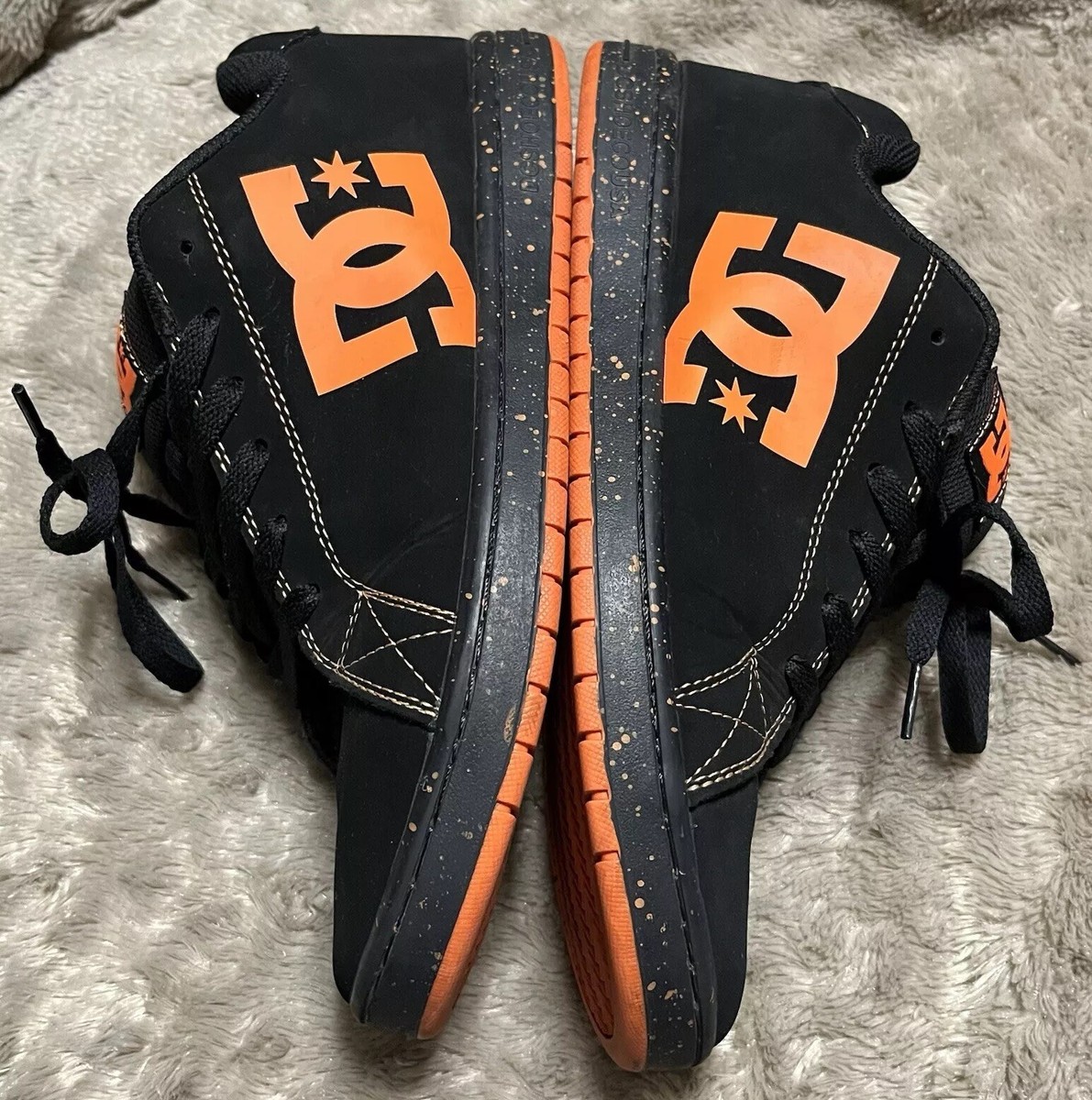 DC Sneaker Shoes Black Orange Gaveler Skater ADYS100536 DC Sneaker Shoes Black Orange Gaveler Skater ADYS100536