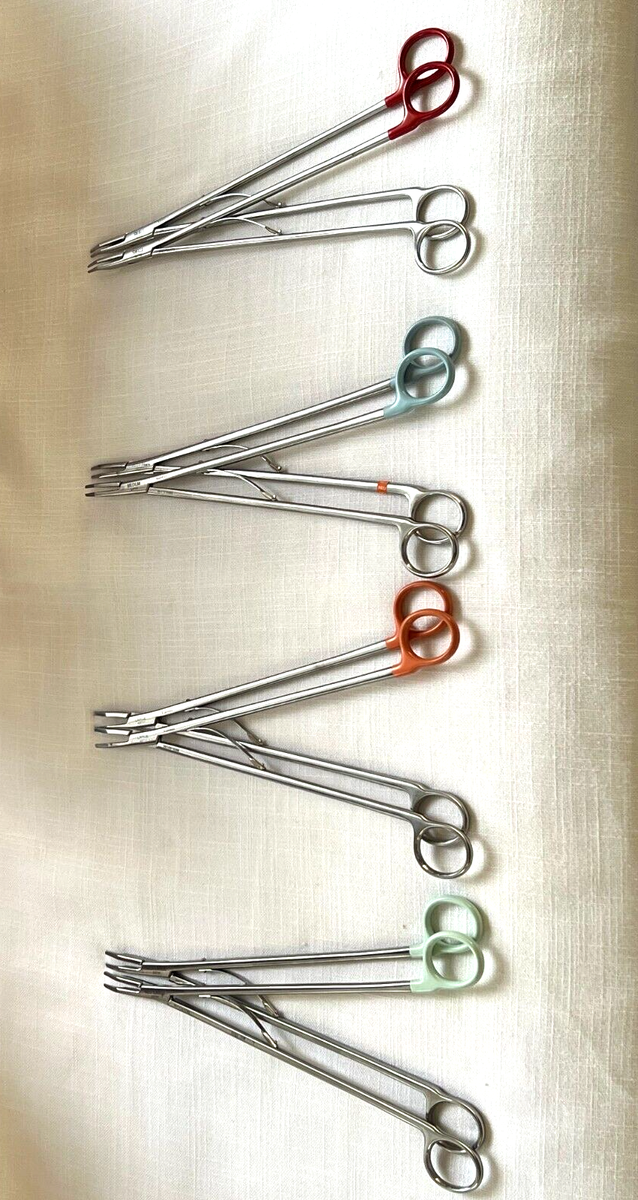 Set of 8 Weck 437111 Horizon Large Open Ligating Clip Appliers 11