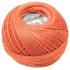 Lizbeth Egyptian Cotton Crochet Thread Size 3 Color 702 Medium Coral Orange