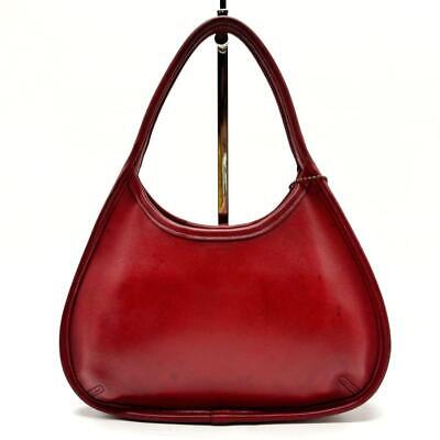 Old Coach Ergo Shoulder Bag 9027 Leather Red Charm Rare Old Coach Ergo Shoulder Bag 9027 Leather Red Charm Rare