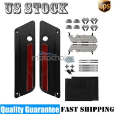 Saddle Bag Latch Lids Hardware Hinge Lock Kit For Harley Touring Glide 1993-2013
