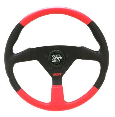 Grant Steering Wheel Formula 1 GT Leather Grip Sport Car Boat Red