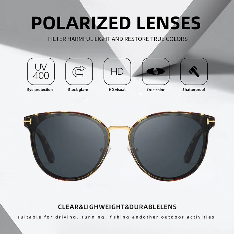 AOFLY-lunettes de soleil polarisées rondes | Lunettes de soleil de marque Foto 3 de 4