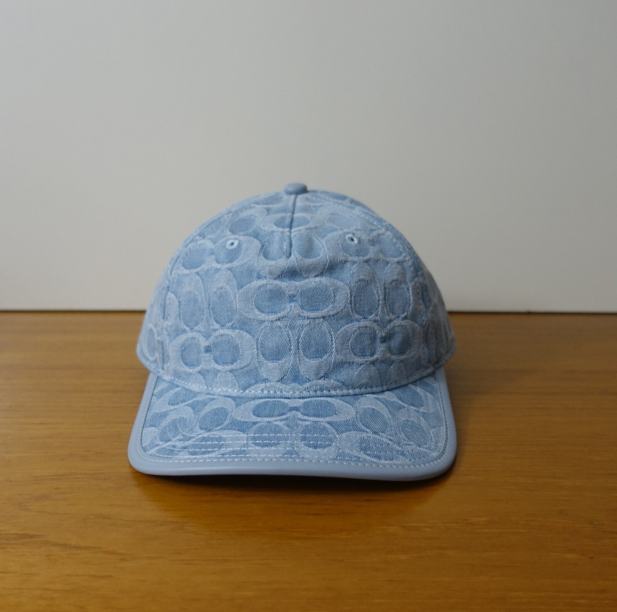 希少✨COACH Signature Denim Patchwork Cap COACH SIGNATURE DENIM BASEBALL HAT. NEW | eBay