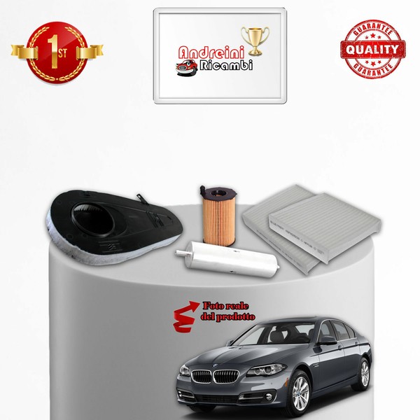 Kit Wartung 4 Filter BMW 5Er F10 525D 155KW 211PS Ab 2011-image