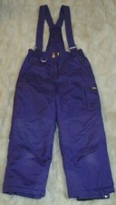 32 Degrees Weatherproof Girl's Small 7/8 Purple Polyester Nylon Snow Pants