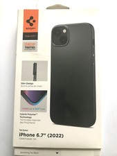 Spigen Thin Fit ACS04772 Case for Apple iPhone 14 Plus 6.7" small camera Black