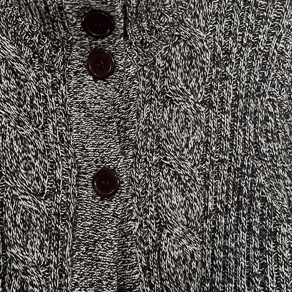 Reference Point Multi-Color Brown Button Down Car… - image 15