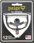 Paige Capo 12 string Black P12E for 12 String Guitars