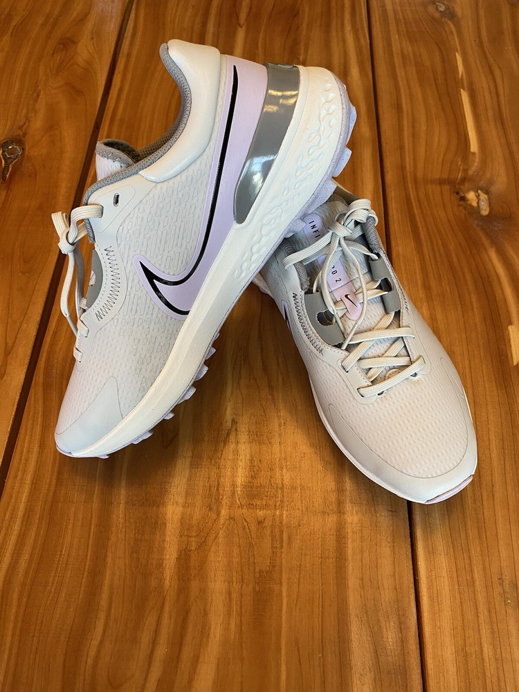 Nike Infinity Pro 2 Golf Shoes Wide Photon Dust Grey Purple Mens Size 10.5 DM8449-005