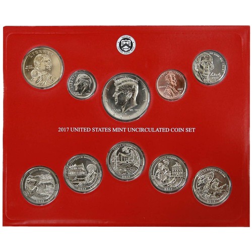 2017 P&D Mint Set Brilliant Uncirculated US with COAs (20 Coin Set) - Picture 3 of 5