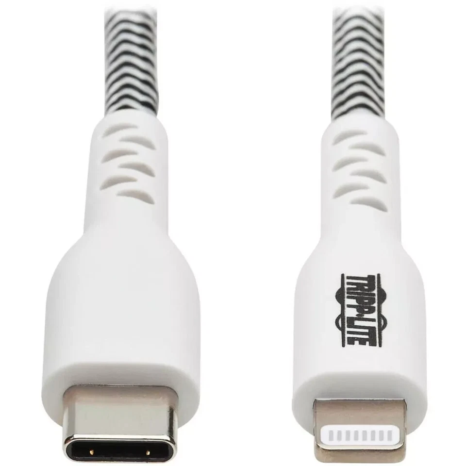 Tripp Lite Apple MFI Certified Cable, Lightning to USB-C Sync Charge Cord 10 ft - Image 2 of 3