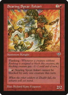 Magic the Gathering (mtg): MIR: Searing Spear Askari  (x 4)