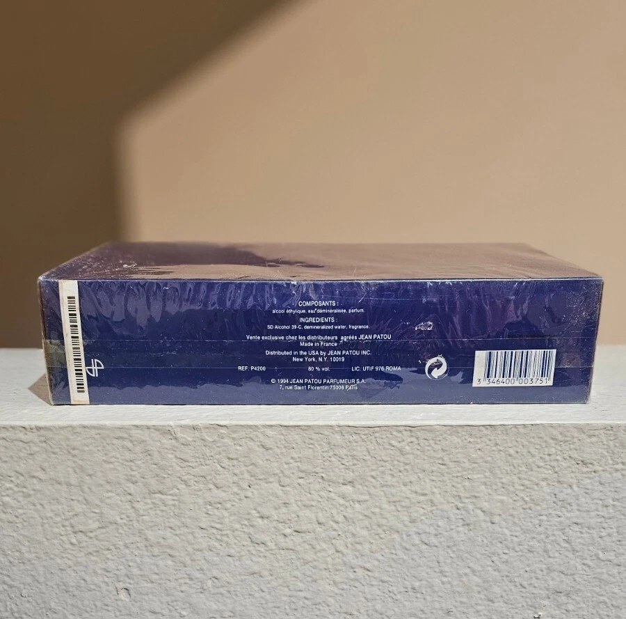 Jean Patou Voyageur Ship Pour Homme Eau De Toilette 1,7 oz 50 ml nuevo sellado Foto 3 de 3