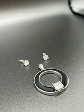 Set Stainless-Steel Pendant with Earrings for Womens